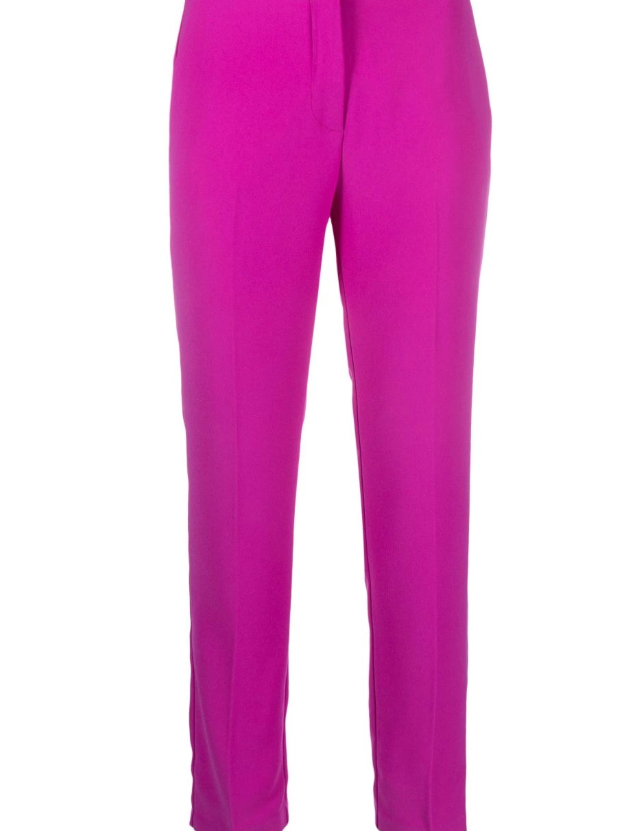 Affordable Versace Jeans slim trousers Couture Women logo-waistband 0402